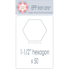 EPP Iron-ons 1-1/2" Hexagon