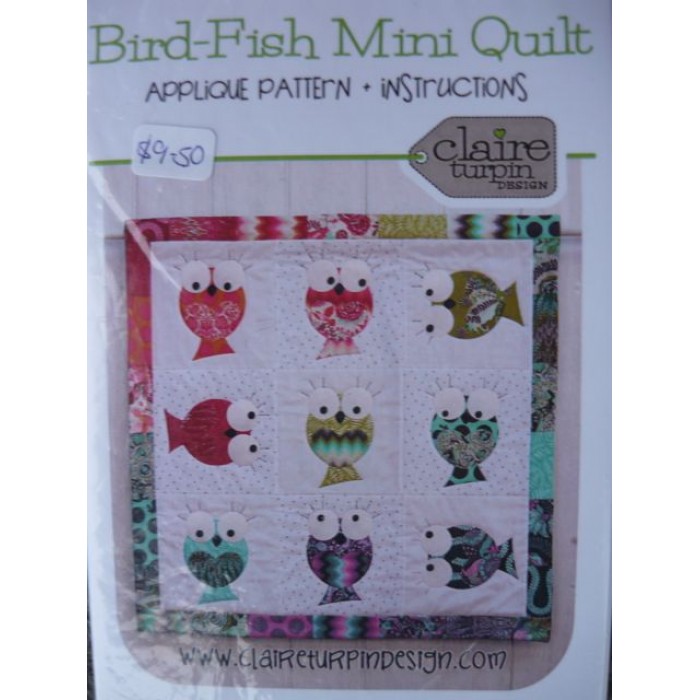 Bird-fish Mini Quilt Bird-fish Mini Quilt