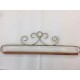 12” Gold Scroll Hanger with Dowel