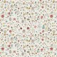 Tossed Wild Flowers - HG2896-44 Cream FQ