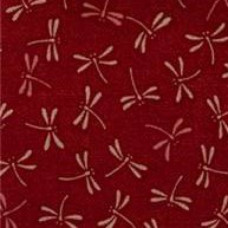 Tama Dragonflies on Red Tama Dragonflies on Red