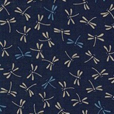 Tama Dragonflies on Navy Tama Dragonflies on Navy