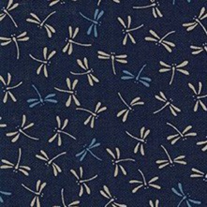 Tama Dragonflies on Navy Tama Dragonflies on Navy