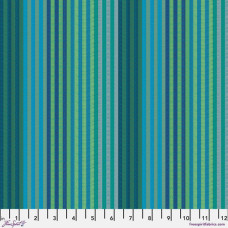 Caterpillar Stripe - Aqua