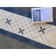 Sashiko Table Runner - Shippo (overlapping circles) - KIT